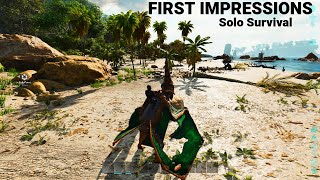 ARK Survival Ascended First Impressions - Starting SOLO 6 Man Servers