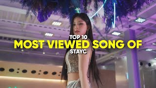 TOP10 | MOST VIEWED SONG OF STAYC (AUGUST 2024)