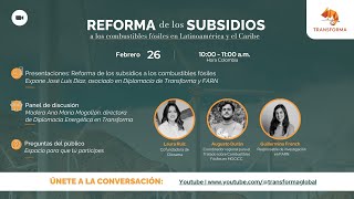 Reforma de los subsidios de combustibles fósiles en Latinoamérica y el Caribe