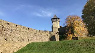 Zamek Helfštyn w miejscowości Tyn nad Bečvou ( Czechy Wschodnie)