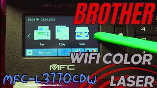 Brother MFC-L3770CDW Color Laser Wireless Printer | Unboxing + Setup | Specs | ASMR