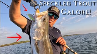 The Bite was on Fire!! * Speckled Trout*|Port Mansfield, Tx