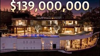 Touring a $139,000,000 LA Mega Mansion With a BATMAN Style Garage!