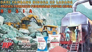 PROSES PRODUKSI PEMBUATAN PUPUK KIMIA NPK MODERN DAN PENAMBANGAN BAHAN PUPUK DI RUSIA