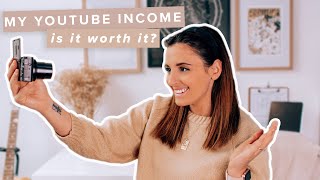 how much money I make from youtube is it worth it??