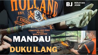 Making Dayak Tribes DEADLY WEAPON | Ngaga Duku ilang/Mandau-BLACKSMITH BROTHERS-Machete||Borneo