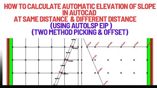 How to calculate elevation by polyline in autocad by using autolsp