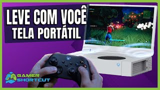 XBOX SERIES S  COM TELA PORTÁTIL DA DEPGI 4K 60FPS E 1080P 120FPS FREESYNC