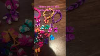 All the butterflies I made