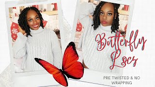 Pre-Twisted Butterfly Locs | No WRAPPING| Niseyo Hair