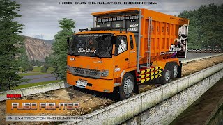 SPECIAL DUMP🎉 FUSO fighter x DUMP FN 62 FHD 6X4 EURO 4 || BUSSID MOD