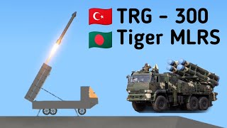 Turkish Mlrs TRG-300 Tiger 🇹🇷🇧🇩 | Spaceflight Simulator #sfs #missile #viral