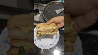 cheesy potato sandwich recipe 😋😋 #kidslunchboxrecipe #breakfast #cheesysandwich #shorts