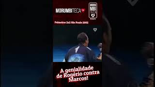 A genialidade de Rogério Ceni vence o goleiro Marcos!💡⚽