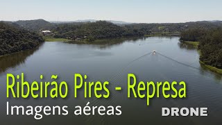 Ribeirão Pires-sp  Represa imagens aéreas Drone