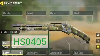 Lets use HS0405 Shotgun CODM Frontline