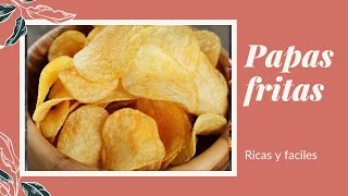 Papas fritas estilo chips