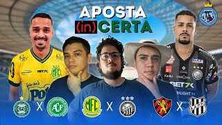 PALPITES PARA OS JOGOS DE HOJE DA SÉRIE B - APOSTA (in)CERTA - 23/07/24