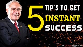 5 Tips Get Instant Success | Best Motivational Video For Success in Life | The Quotes Motivation