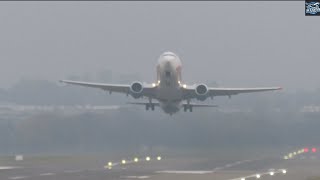 Jet2 ✈️holiday B737 windy 🌬️ weather Departure 🛫 At UK 🇬🇧 international Airport 🤖|BHX|😳