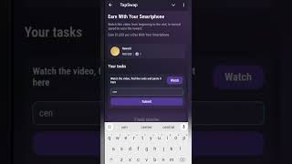 Earn With Your Smartphone! Code Tapswap | Earn $1020 per a Day With Your Smartphone Code Tapswap