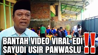 Paslon Bupati dan Wakil Bupati Demak Nomor Urut 01 Bantah Video Viral Edi Sayudi Usir Panwaslu