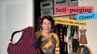 What if your closet could organize itself? How to set up a self purging closet (it's easy!)