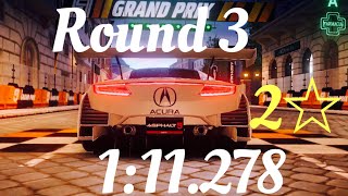 Asphalt 9 - Acura NSX GT3 Evo (2☆) Grand Prix Round 3 - 1:11.278 - Pantheon Split