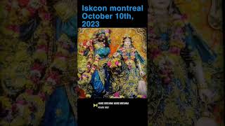 Iskcon montreal October 10th, 2023