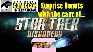 SDCC 2018: Donuts with the Star Trek Discovery cast - Hall H line