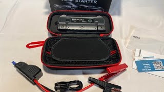 BRPOM Car Jump Starter, 4000A Peak 26800mAh Review, High power, compact size