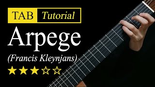 Arpege (3 Petites Pieces, Op. 77) - Guitar Lesson + TAB