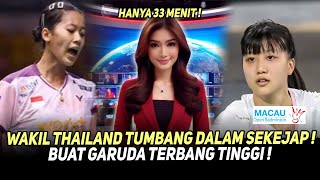 TAK PERLU LAMA..!! Wakil Thailand Tumbang di Tangan Putri KW !!