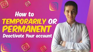 Instagram account deactivate - how to deactivate Instagram account temporarily kaise kare