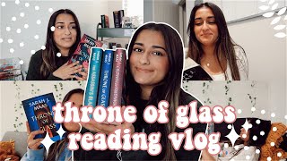 THRONE OF GLASS READING VLOG (part one): let's reread the Maasverse together 🌙⚔️