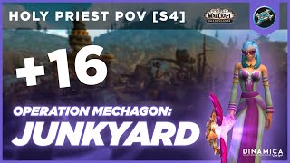 [S4] Junkyard +16 - M+ Holy Priest POV ★ SHADOWLANDS