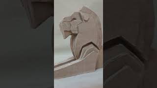 Crafting an Amazing Cardboard Lion | Easy Craft Tutorial #usingcardboard #lion #diy #miniature