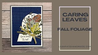 Caring Leaves Autumn Card | FALL FOLIAGE ARRANGEMENT