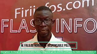 Koungheul: M. Falilou Ndieguene gel les activités politiques du maire M. Alioune Badara LY