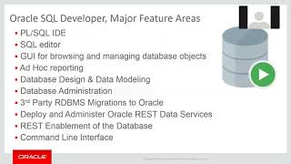 Oracle SQL Developer  Product Demonstration : By Jeff  Smith