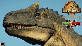 ALL JURASSIC WORLD BATTLE AT BIG ROCK DINOSAURS with MOVIE SCENES | EXT. SHOWCASE | JURASSIC PARK