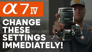 Sony A7IV: 5 Camera Settings You NEED to Change