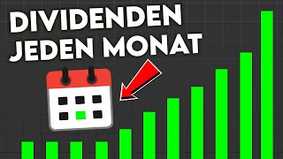 Jeden Monat Dividende erhalten - Mit diesen 4 Aktien!