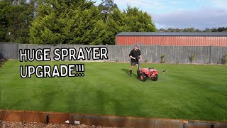 MASSIVE upgrades to my Silvan walk behind sprayer!! // sprayer calibration