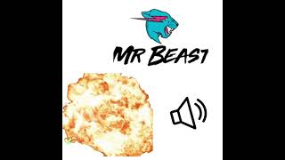 MrBeast's explosion sound effect