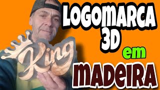 Como fazer  logomarca  em madeira e mdf,usando a tico-tico #woodworking