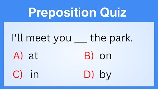 Mastering Prepositions: At, In, On | Quick Grammar Quiz & Practice