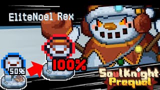 Trick 100% Solo meet New Elite Boss (Noel Rex) | Soul Knight Prequel