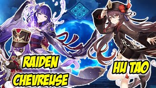 Raiden/Chevreuse Overload & Hu Tao Double Hydro Spiral Abyss Floor 12 | Genshin Impact