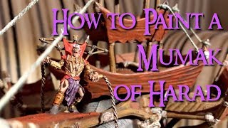 Painting the Mumak War Leader - Pt 4 - Lord of the Rings Warhammer